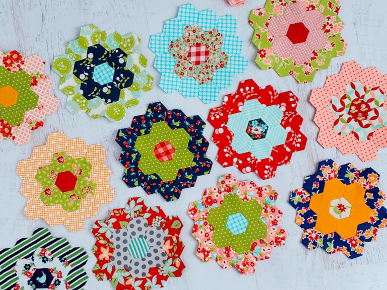 Grandmother Flower Garden Quilt Blocks